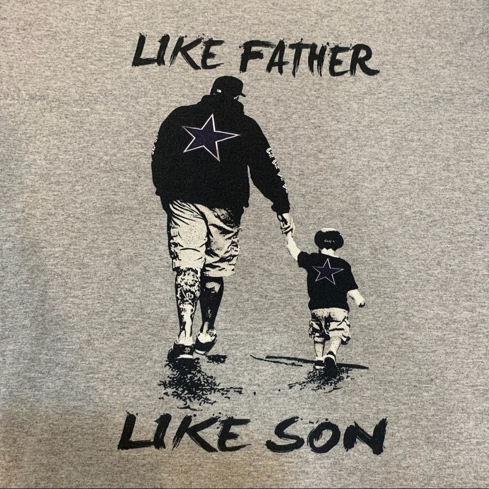 Dallas Cowboys football Like Father Like Son T-shirt